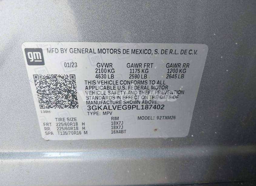 Photo 9 of 2023 Gmc Terrain AWD SLT (VIN 3GKALVEG9PL187402)