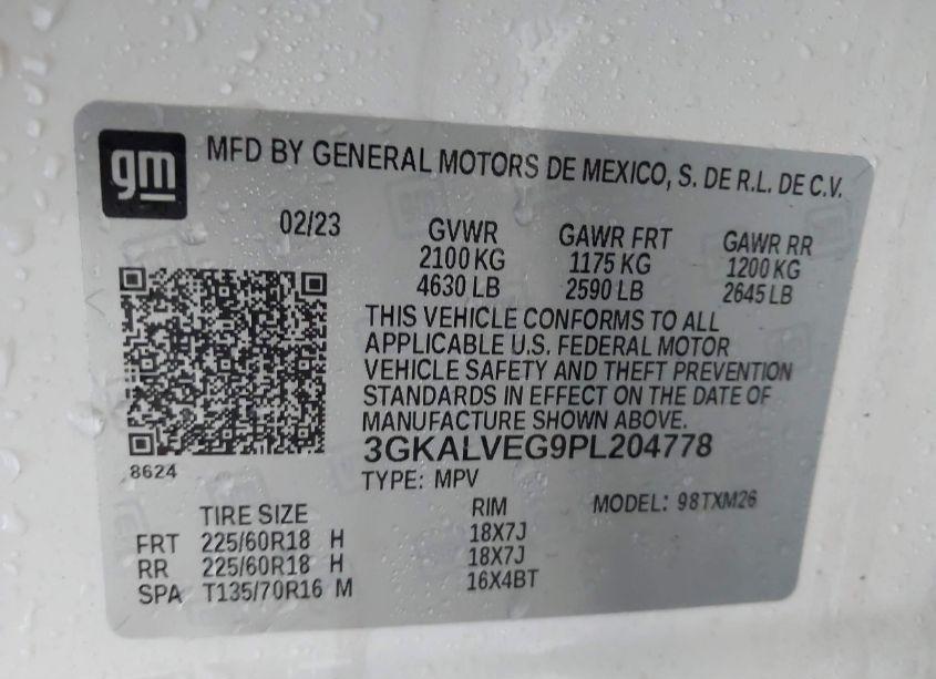 Photo 9 of 2023 Gmc Terrain AWD SLT (VIN 3GKALVEG9PL204778)