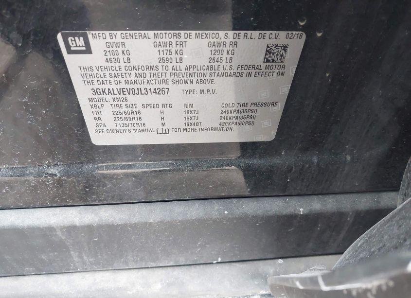 Photo 9 of 2018 Gmc Terrain SLT (VIN 3GKALVEV0JL314267)