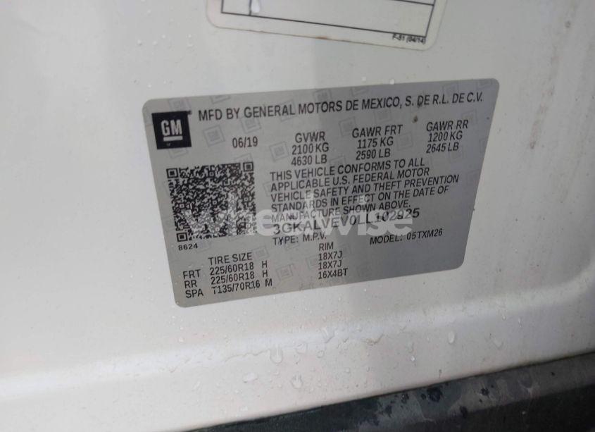 Photo 9 of 2020 Gmc Terrain AWD SLT (VIN 3GKALVEV0LL102925)