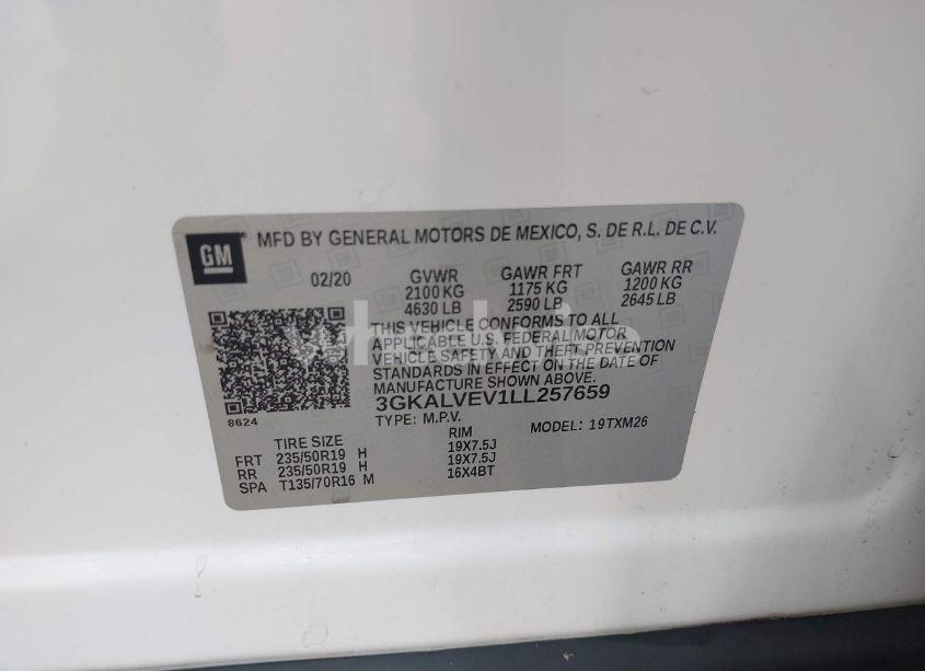 Photo 9 of 2020 Gmc Terrain AWD SLT (VIN 3GKALVEV1LL257659)