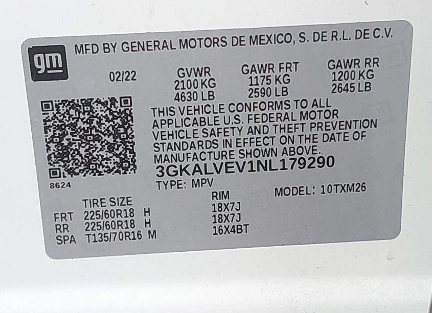 Photo 9 of 2022 Gmc Terrain AWD SLT (VIN 3GKALVEV1NL179290)