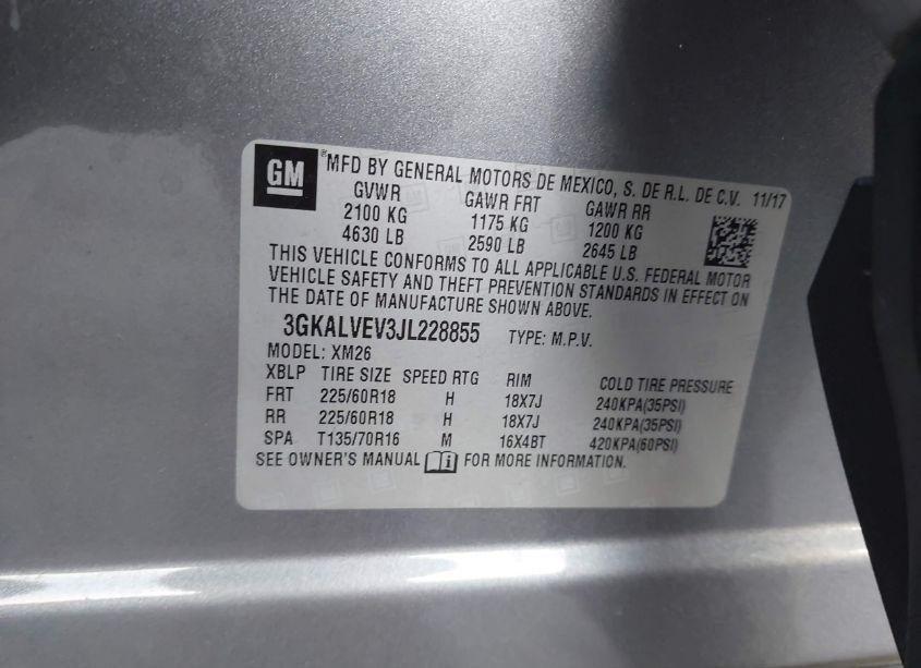 Photo 9 of 2018 Gmc Terrain SLT (VIN 3GKALVEV3JL228855)