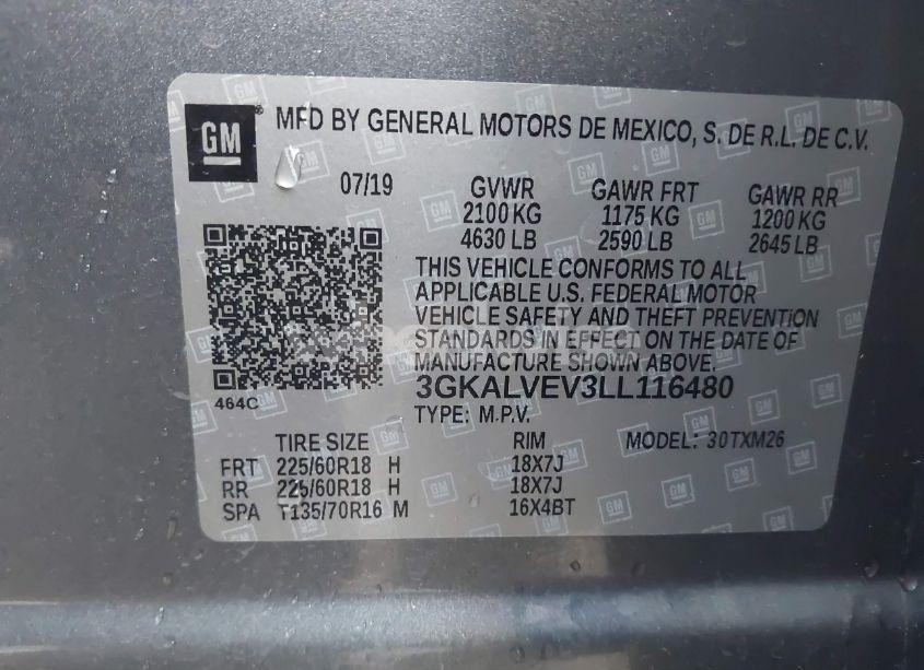 Photo 9 of 2020 Gmc Terrain AWD SLT (VIN 3GKALVEV3LL116480)