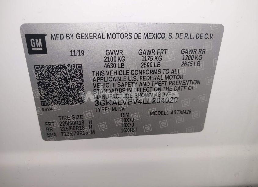 Photo 9 of 2020 Gmc Terrain AWD SLT (VIN 3GKALVEV4LL204020)