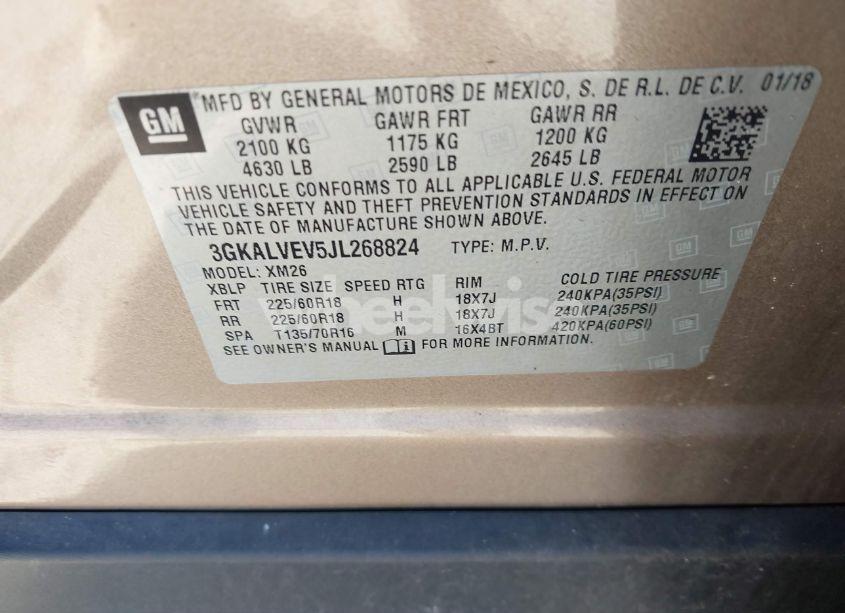 Photo 9 of 2018 Gmc Terrain SLT (VIN 3GKALVEV5JL268824)