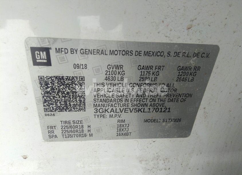 Photo 9 of 2019 Gmc Terrain SLT (VIN 3GKALVEV5KL170121)