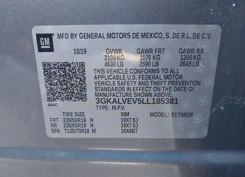 Photo 9 of 2020 Gmc Terrain AWD SLT (VIN 3GKALVEV5LL185381)