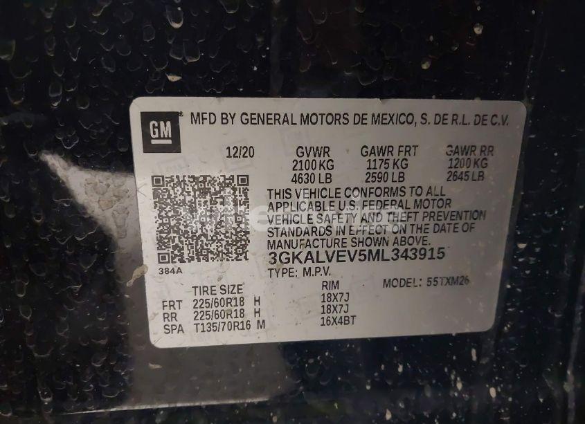 Photo 9 of 2021 Gmc Terrain AWD SLT (VIN 3GKALVEV5ML343915)