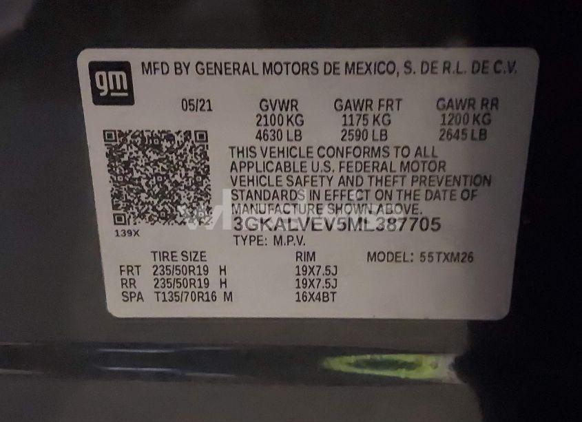 Photo 9 of 2021 Gmc Terrain AWD SLT (VIN 3GKALVEV5ML387705)