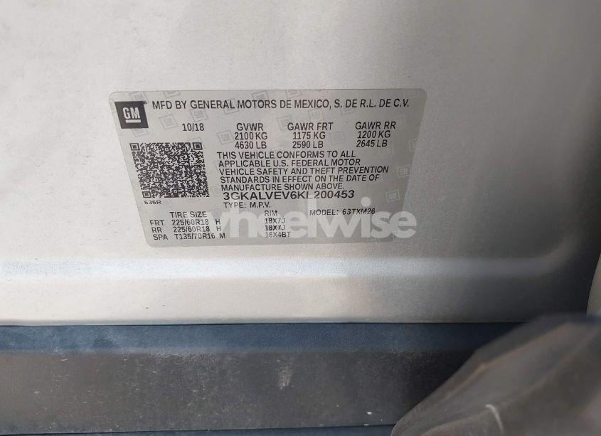 Photo 9 of 2019 Gmc Terrain (VIN 3GKALVEV6KL200453)