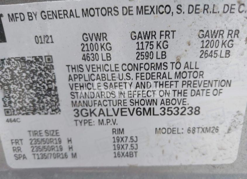 Photo 9 of 2021 Gmc Terrain AWD SLT (VIN 3GKALVEV6ML353238)