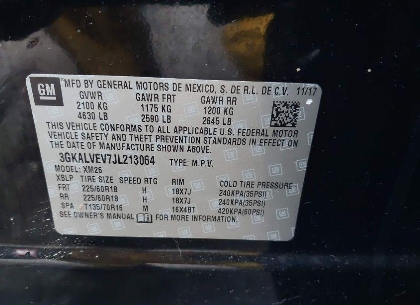 Photo 9 of 2018 Gmc Terrain SLT (VIN 3GKALVEV7JL213064)