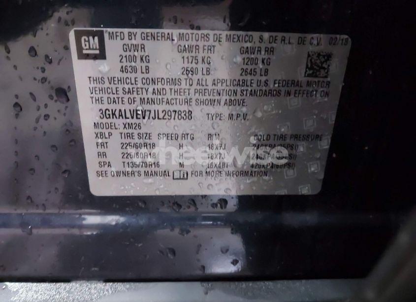 Photo 9 of 2018 Gmc Terrain SLT (VIN 3GKALVEV7JL297838)