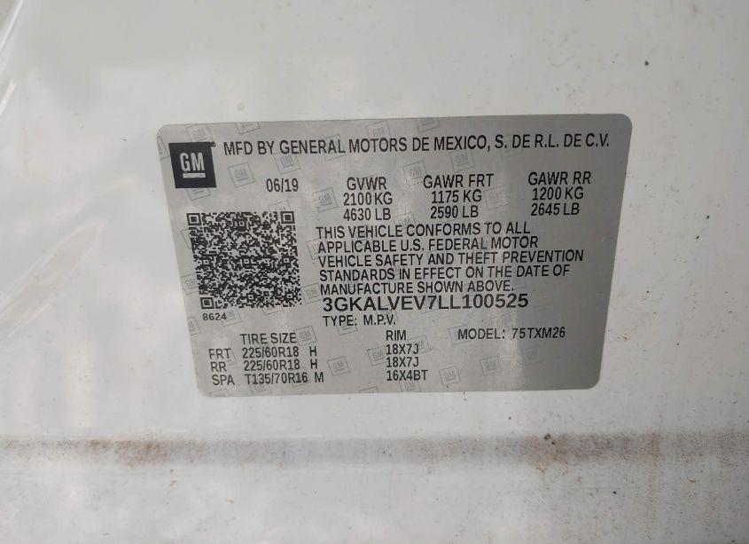 Photo 9 of 2020 Gmc Terrain AWD SLT (VIN 3GKALVEV7LL100525)