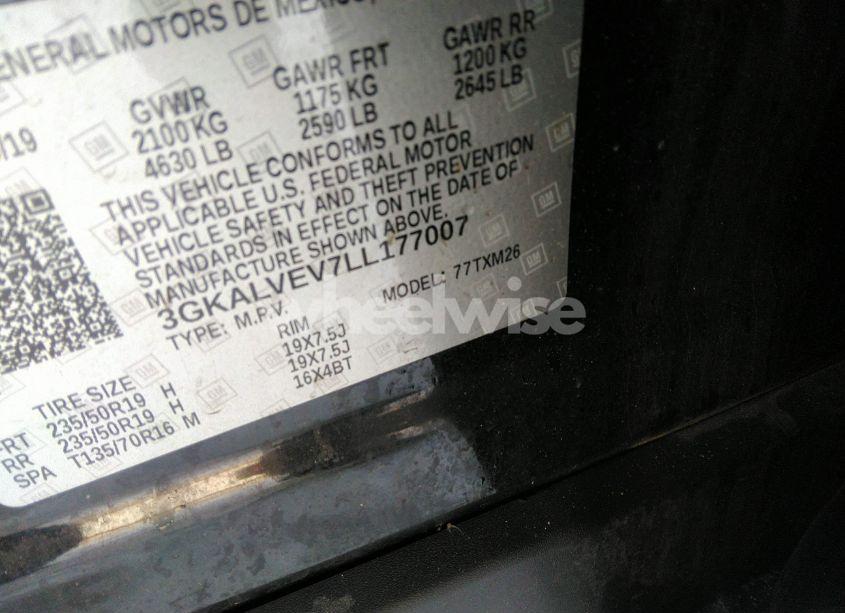 Photo 9 of 2020 Gmc Terrain AWD SLT (VIN 3GKALVEV7LL177007)