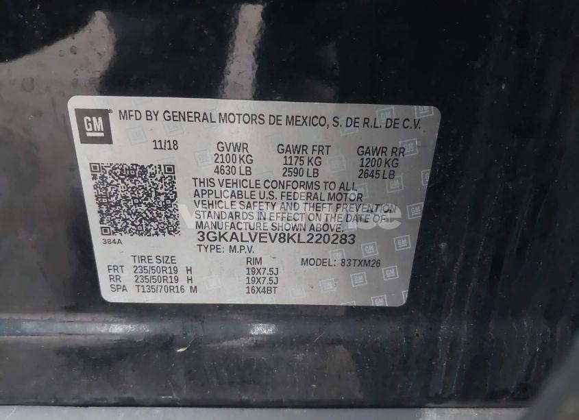 Photo 9 of 2019 Gmc Terrain SLT (VIN 3GKALVEV8KL220283)