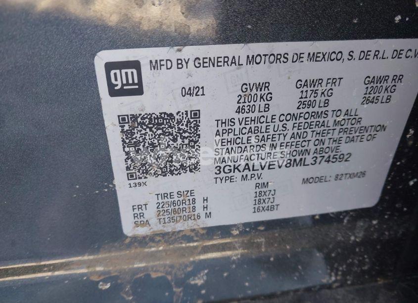 Photo 9 of 2021 Gmc Terrain AWD SLT (VIN 3GKALVEV8ML374592)