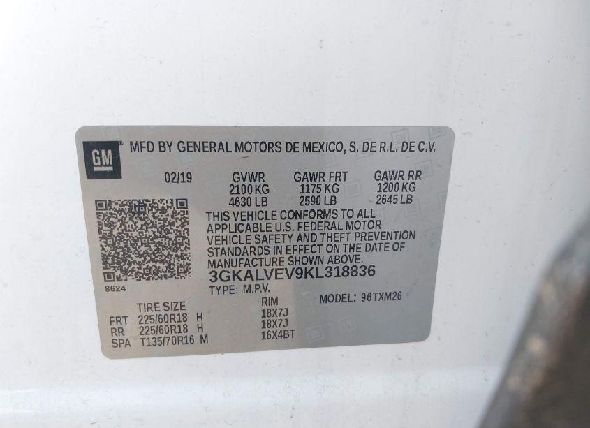Photo 9 of 2019 Gmc Terrain SLT (VIN 3GKALVEV9KL318836)