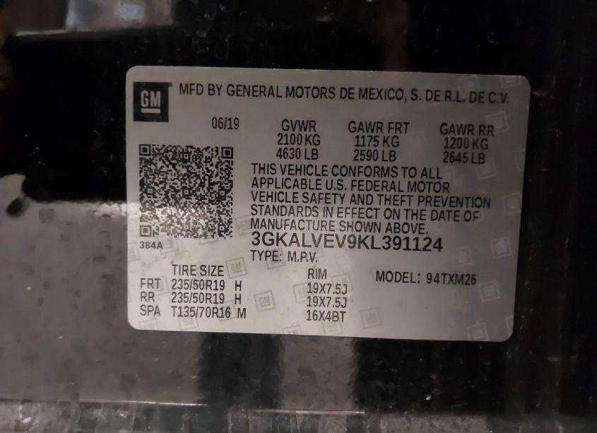 Photo 9 of 2019 Gmc Terrain SLT (VIN 3GKALVEV9KL391124)