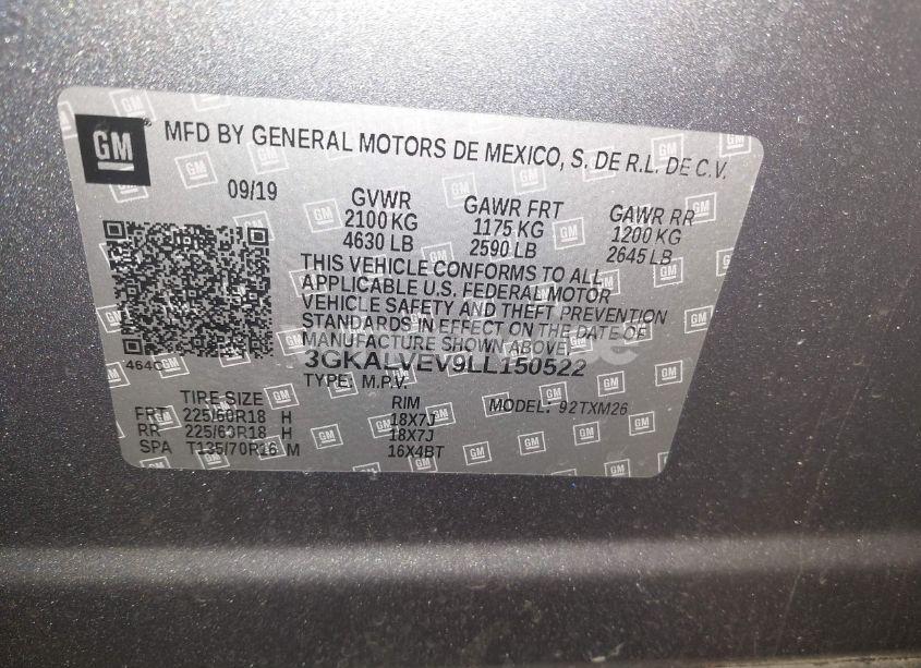 Photo 9 of 2020 Gmc Terrain AWD SLT (VIN 3GKALVEV9LL150522)