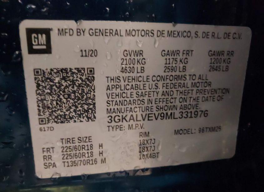 Photo 9 of 2021 Gmc Terrain AWD SLT (VIN 3GKALVEV9ML331976)