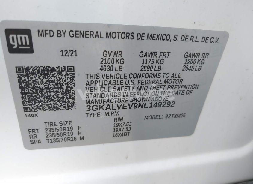 Photo 9 of 2022 Gmc Terrain AWD SLT (VIN 3GKALVEV9NL149292)