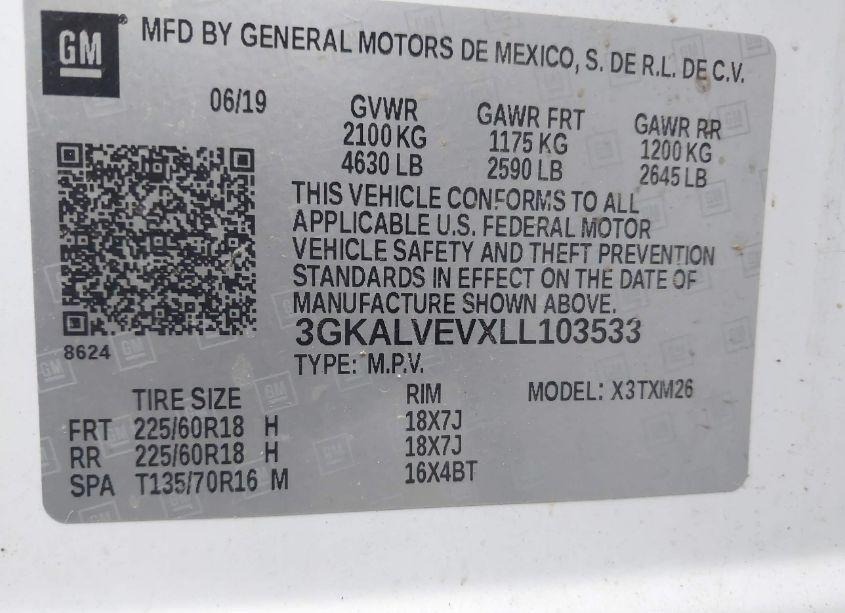 Photo 9 of 2020 Gmc Terrain AWD SLT (VIN 3GKALVEVXLL103533)