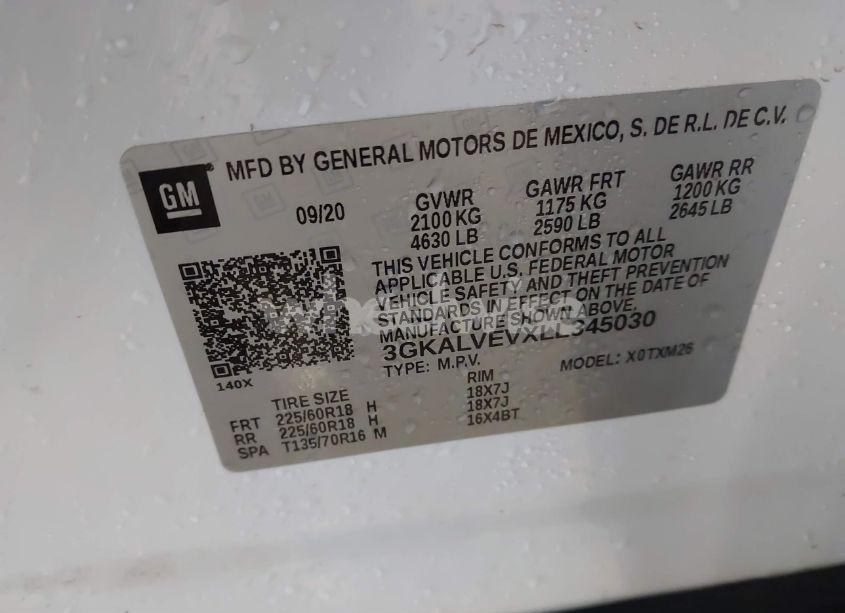 Photo 9 of 2020 Gmc Terrain AWD SLT (VIN 3GKALVEVXLL345030)
