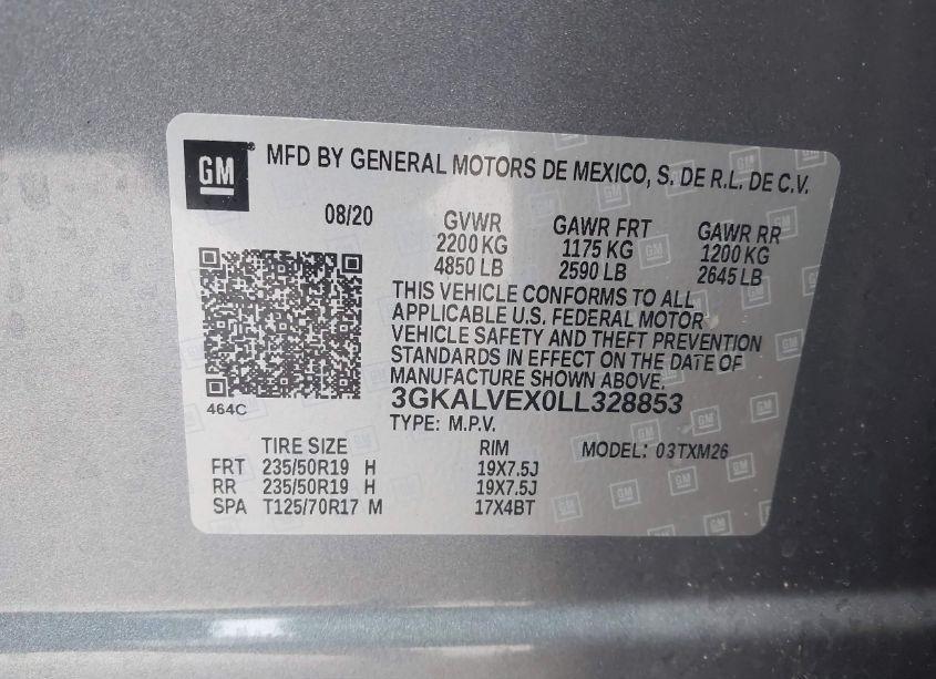 Photo 9 of 2020 Gmc Terrain AWD SLT (VIN 3GKALVEX0LL328853)