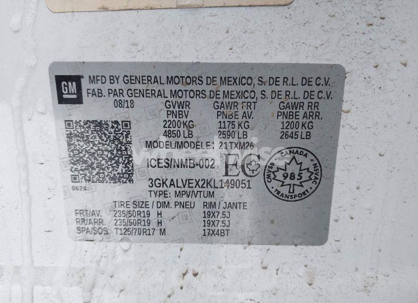 Photo 9 of 2019 Gmc Terrain SLT (VIN 3GKALVEX2KL149051)