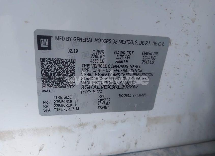 Photo 9 of 2019 Gmc Terrain SLT (VIN 3GKALVEX3KL292347)