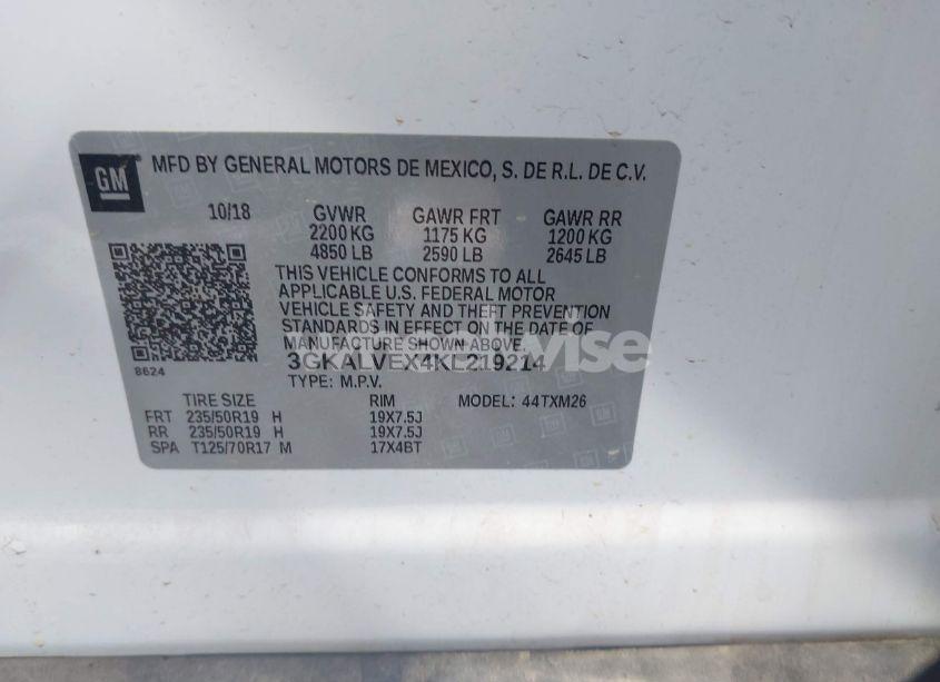 Photo 9 of 2019 Gmc Terrain SLT (VIN 3GKALVEX4KL219214)