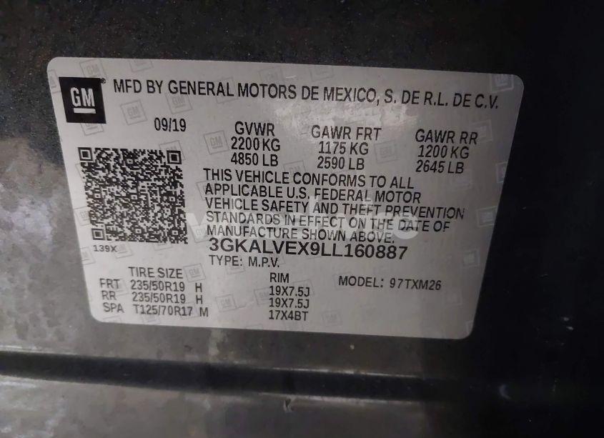 Photo 9 of 2020 Gmc Terrain AWD SLT (VIN 3GKALVEX9LL160887)