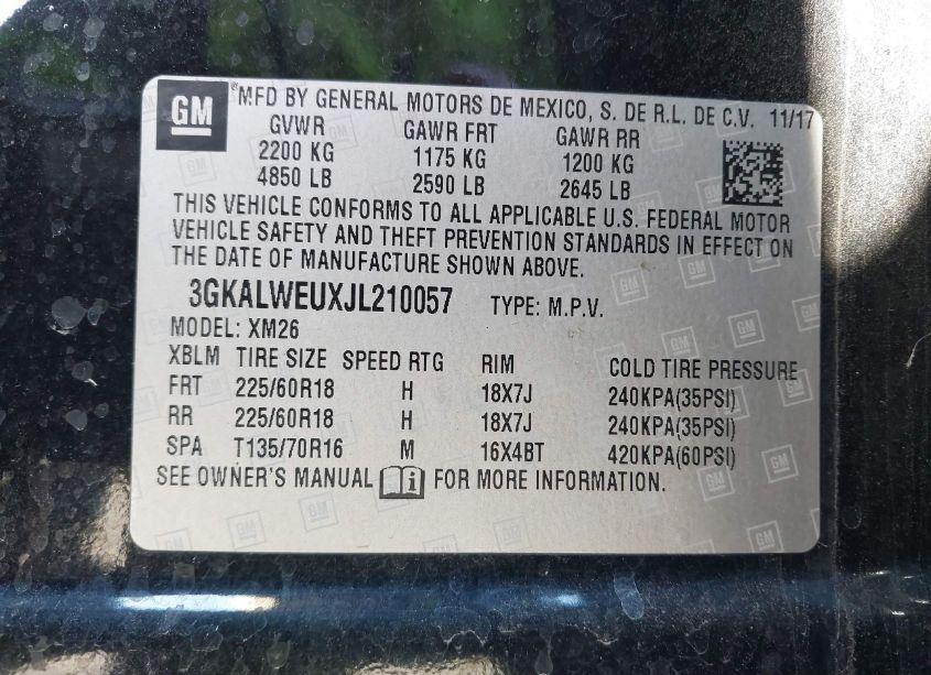 Photo 9 of 2018 Gmc Terrain SLT DIESEL (VIN 3GKALWEUXJL210057)