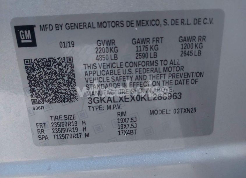 Photo 9 of 2019 Gmc Terrain DENALI (VIN 3GKALXEX0KL266963)