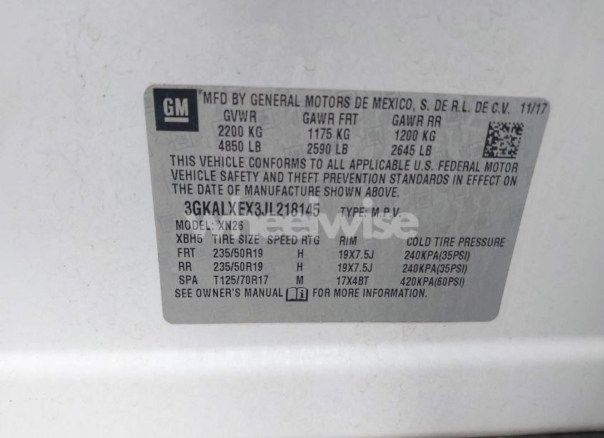 Photo 9 of 2018 Gmc Terrain DENALI (VIN 3GKALXEX3JL218145)