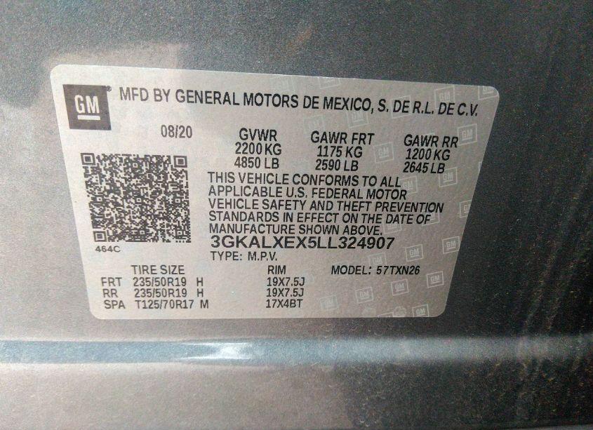 Photo 9 of 2020 Gmc Terrain AWD DENALI (VIN 3GKALXEX5LL324907)