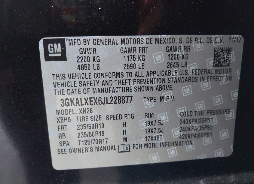 Photo 9 of 2018 Gmc Terrain DENALI (VIN 3GKALXEX6JL228877)