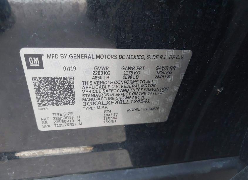 Photo 9 of 2020 Gmc Terrain AWD DENALI (VIN 3GKALXEX8LL124541)