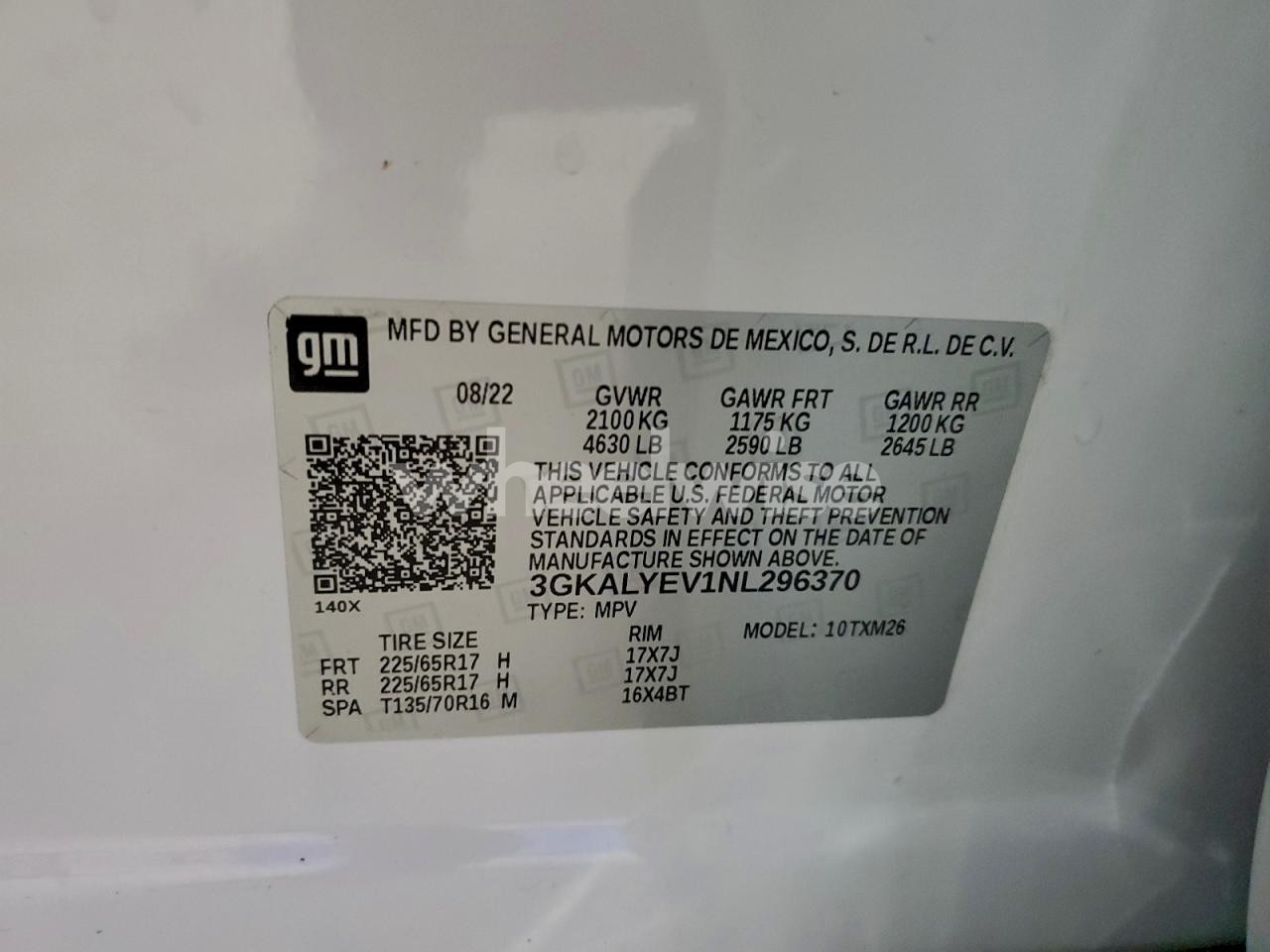 Photo 13 of 2022 GMC TERRAIN AT4 (VIN 3GKALYEV1NL296370)