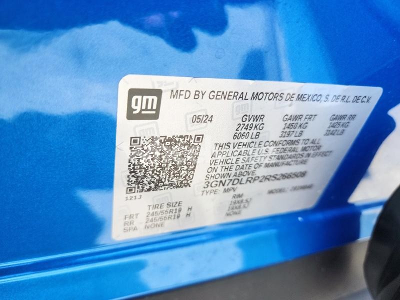 Photo 8 of 2024 CHEVROLET EQUINOX 2LT (VIN 3GN7DLRP2RS266508)