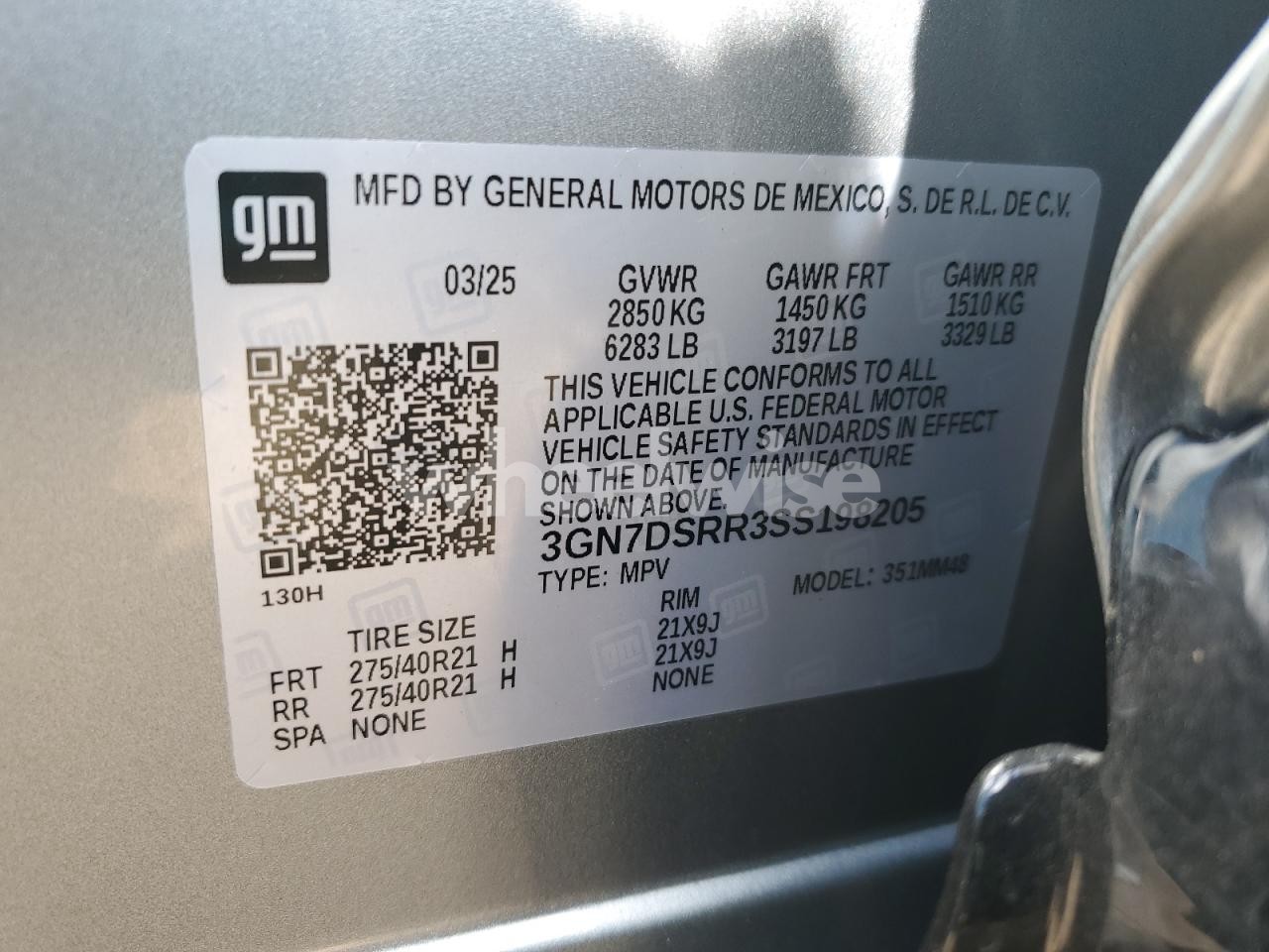 Photo 13 of 2025 CHEVROLET EQUINOX RS (VIN 3GN7DSRR3SS198205)