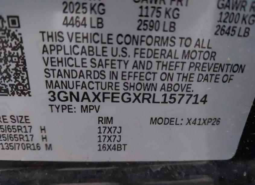 Photo 9 of 2024 Chevrolet Equinox FWD 1FL (VIN 3GNAXFEGXRL157714)