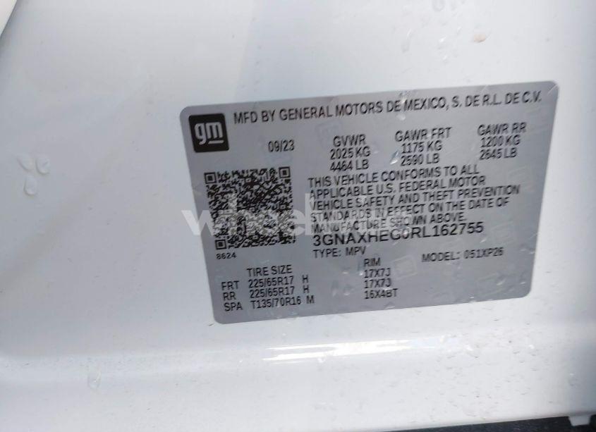 Photo 9 of 2024 Chevrolet Equinox FWD LS (VIN 3GNAXHEG0RL162755)