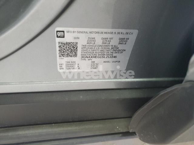 Photo 12 of 2025 CHEVROLET EQUINOX LT (VIN 3GNAXHEG1SL212245)