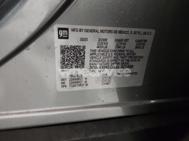 Photo 2 of 2025 CHEVROLET EQUINOX LT (VIN 3GNAXHEG1SL307498)