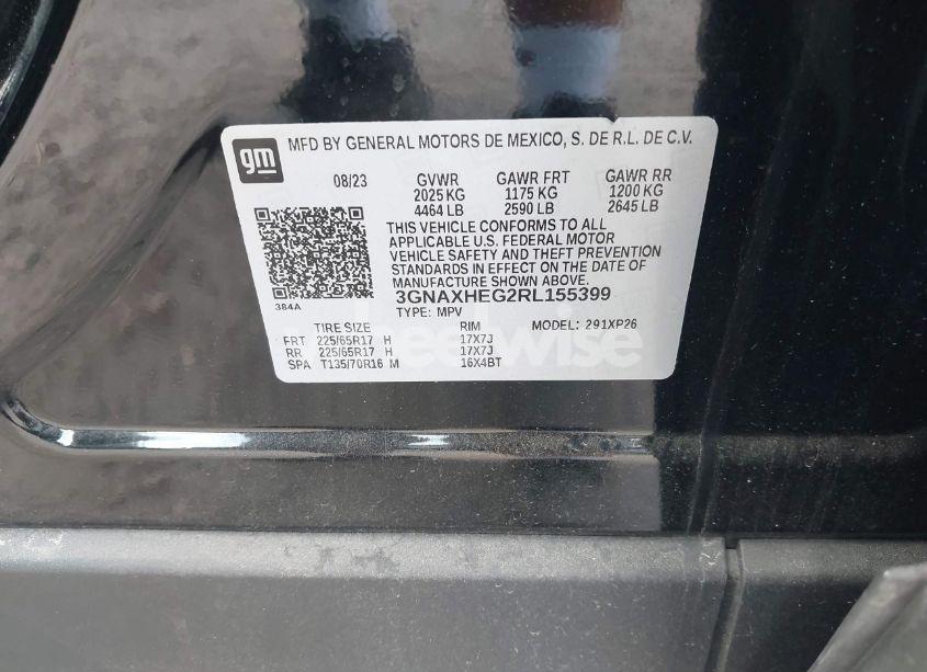 Photo 9 of 2024 Chevrolet Equinox FWD LS (VIN 3GNAXHEG2RL155399)