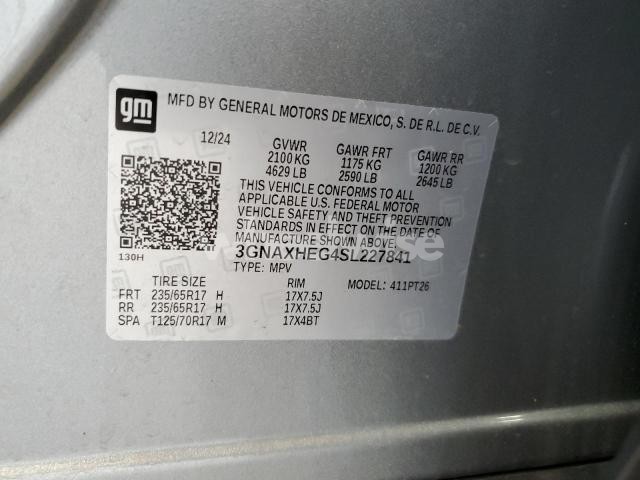 Photo 5 of 2025 CHEVROLET EQUINOX LT (VIN 3GNAXHEG4SL227841)