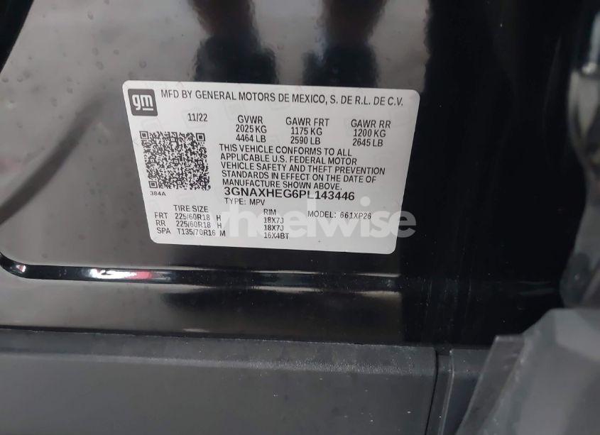 Photo 9 of 2023 Chevrolet Equinox FWD LS (VIN 3GNAXHEG6PL143446)